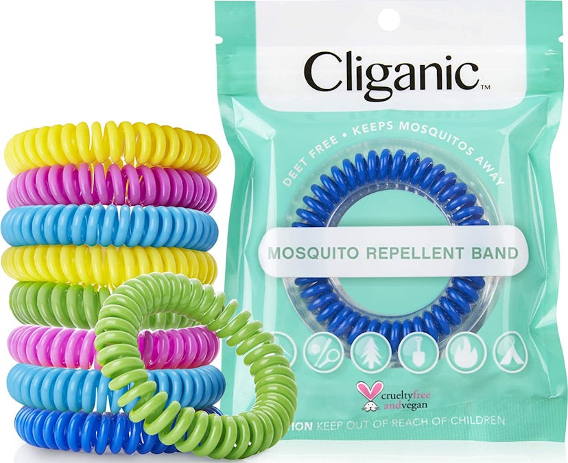 Cliganic 10 Pack Mosquito Repellent Waterproof Bracelets