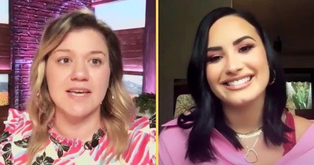 Kelly Clarkson Talks To Demi Lovato About Her Experiences With Depression