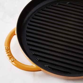 Staub Round Double Handle FOOD52 Pure Grill Pan, 10"