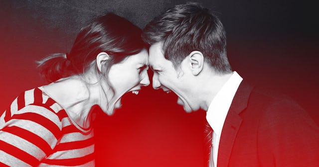 : Couple fighting