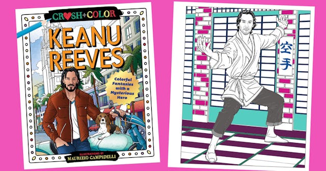 There's A Keanu Reeves Coloring Book Now And Yes, Please