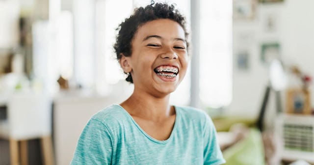 Portrait OF Young Boy Smiling
