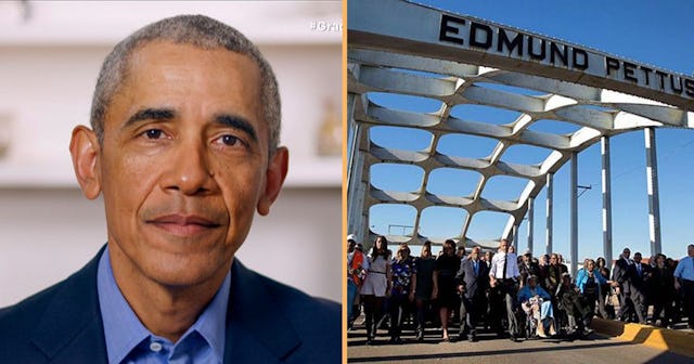 Barack Obama bridge Juneteenth