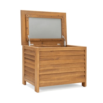 Life Is Good Wooden Outdoor Cooler