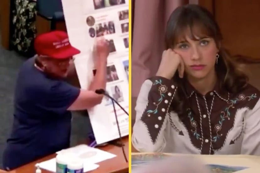 Guy Edits Comments About Masks Into A 'Parks And Rec' Town Hall