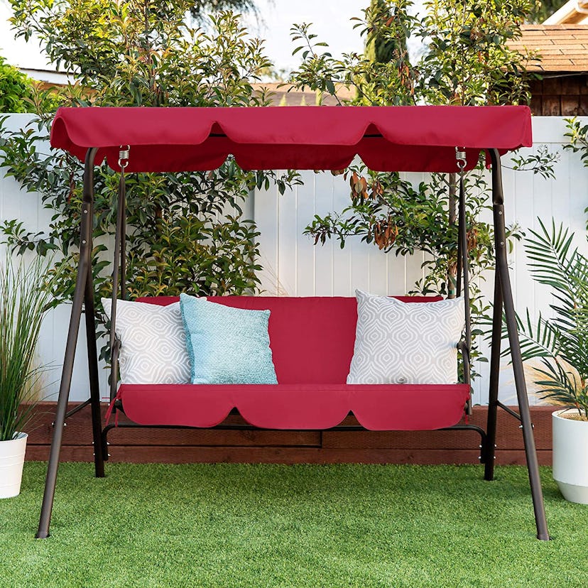 Best Choice Products 2-Person Outdoor Large Canopy Patio Swing on Amazon