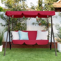 Best Choice Products 2-Person Outdoor Large Canopy Patio Swing on Amazon
