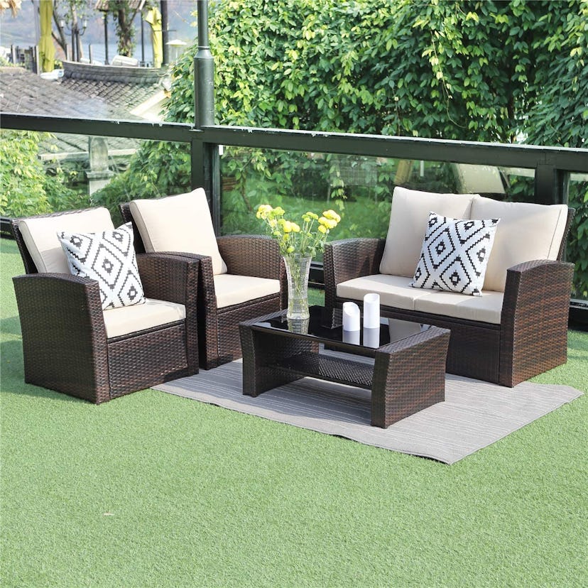 Wisteria Lane 5 Piece Outdoor Patio Furniture Set on Amazon