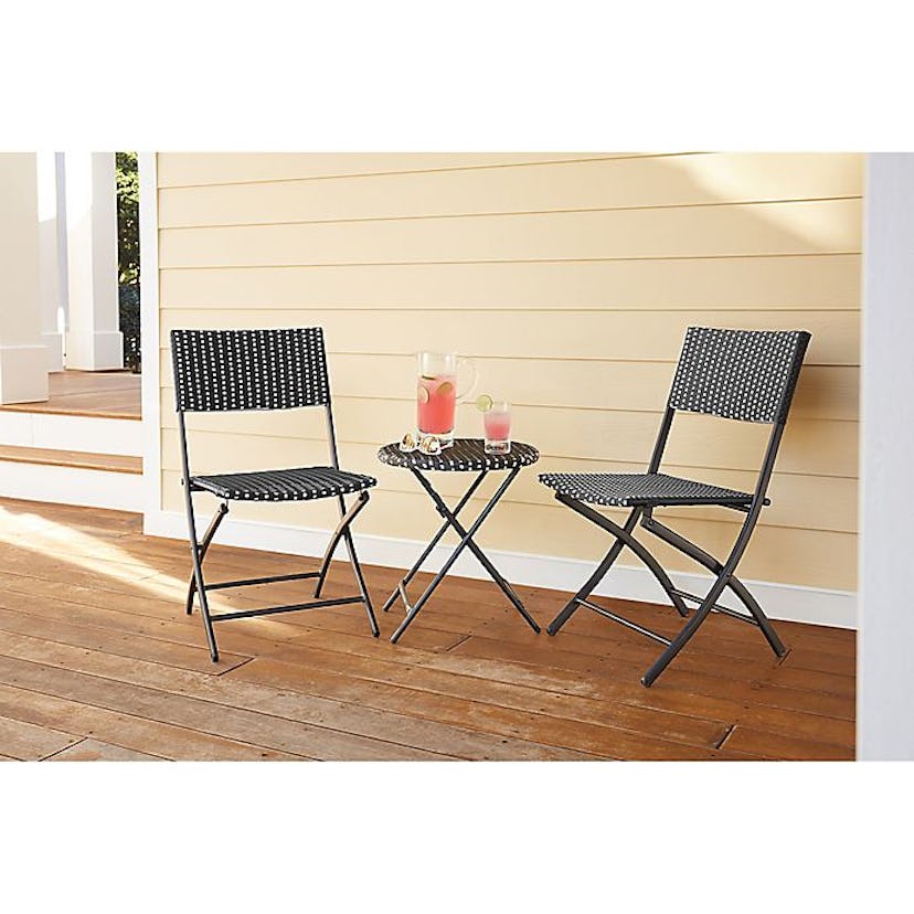 Bed Bath & Beyond Parisian Wicker Outdoor Furniture Patio Chair