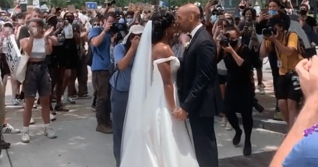 philly protest wedding
