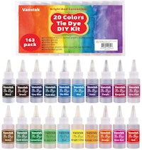 Vanstek Tie Dye DIY Kit, 20 Colors