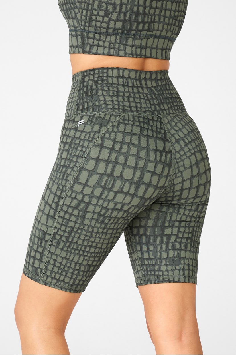 Fabletics High-Waisted Printed PowerHold Short