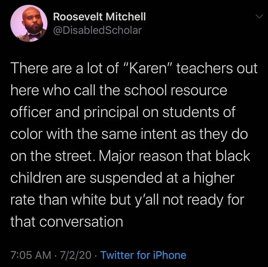 Karens Aren't Just Stalking Neighborhoods For 'Wrongdoing' — They're In Our Kids' Classrooms Too