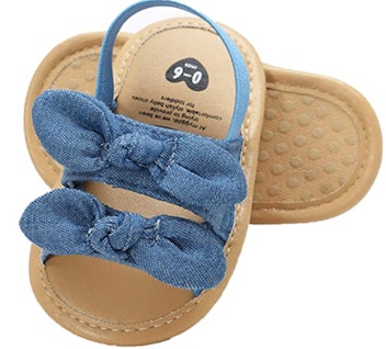 Slivery Color Baby Sandals