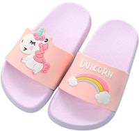 Kids Unicorn Slide Sandals