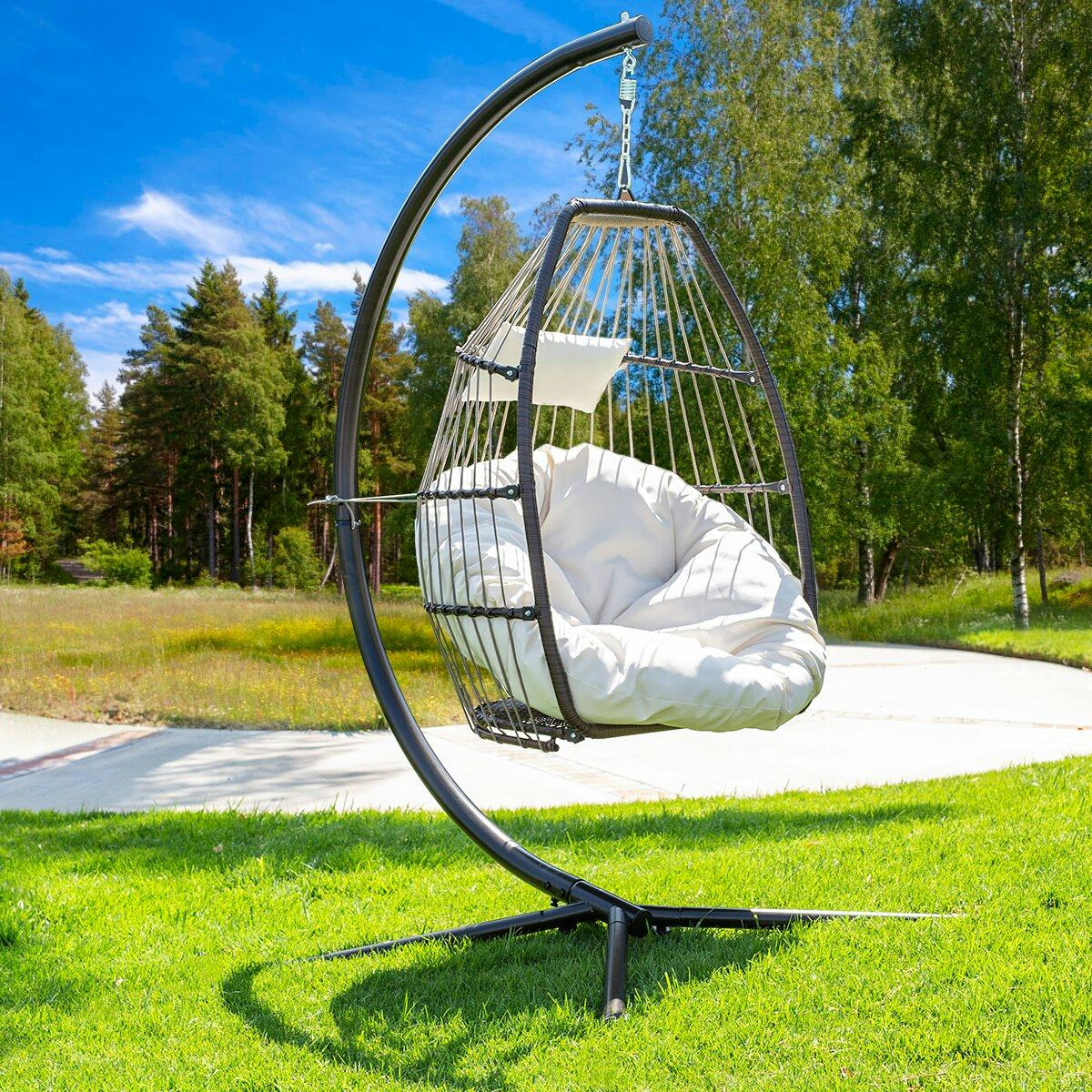 Bungalow rose swing online chair