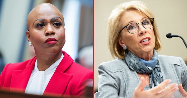 Ayanna Pressley Slams Betsy DeVos' Lack Of Plan For School Return