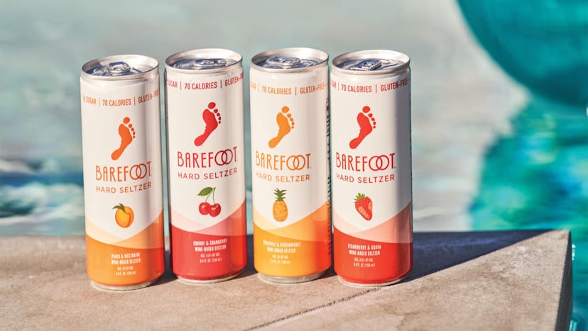 Barefoot Flavored Hard Seltzer, 12 Pack