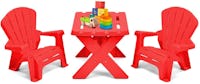 HONEY JOY Toddler Outdoor Table and Chair Set