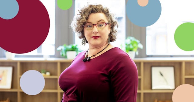 Don't Panic If Your Kid Calls Me Fat: woman looking at camera