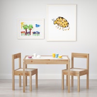 IKEA LÄTT Kids Table & Chairs Set