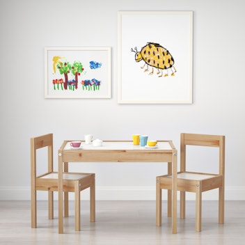 IKEA LÄTT Kids Table & Chairs Set