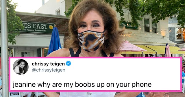 Chrissy Teigen Calls Out Jeanine Pirro For Looking At Her Boob Pic