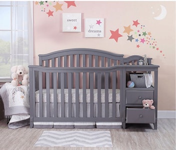 Sorelle Berkley 4-in-1 Convertible Crib and Changing Table