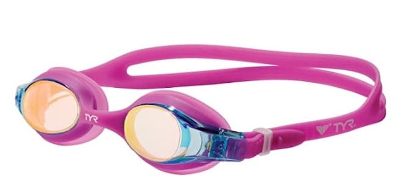 TYR Swimple Metallized Swim Goggles for Kids