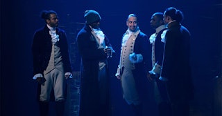 Scene from the musical Hamilton