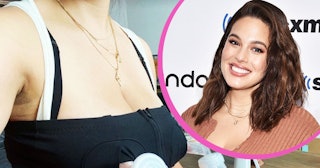 Ashley Graham Gives A Shoutout To The 'Multitasking Mamas Club' In Latest Pump Selfie
