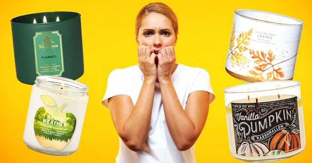 Worried woman looking camera