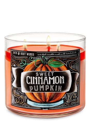 bath and body works blueberry pumpkin patch candle