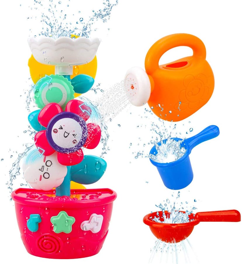 GOODLOGO Mini Flower Sprinkler Water Toy