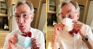 Bill Nye Shares Mask PSA Everyone Needs To Hear