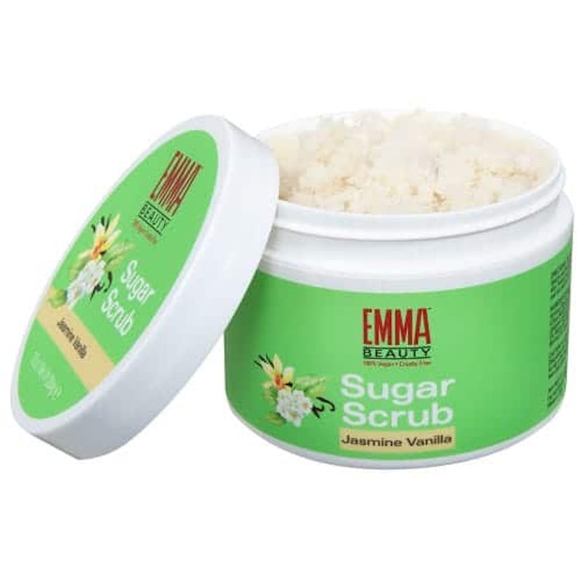 Emma Beauty Natural Jasmine Vanilla Sugar Scrub Exfoliator