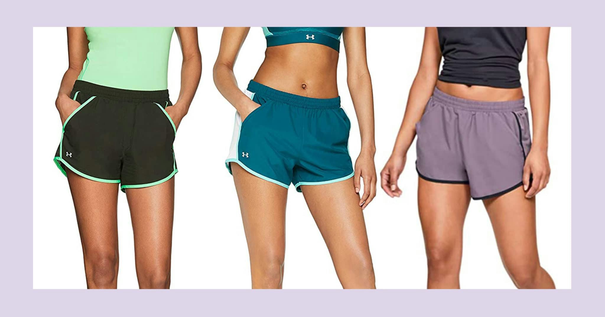 under armor womens running shorts