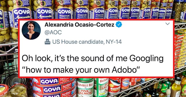 Goya products on a shelf