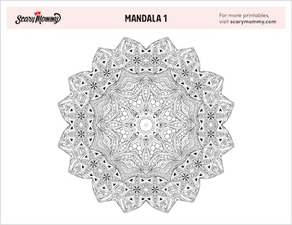 Mandala Coloring Page 1