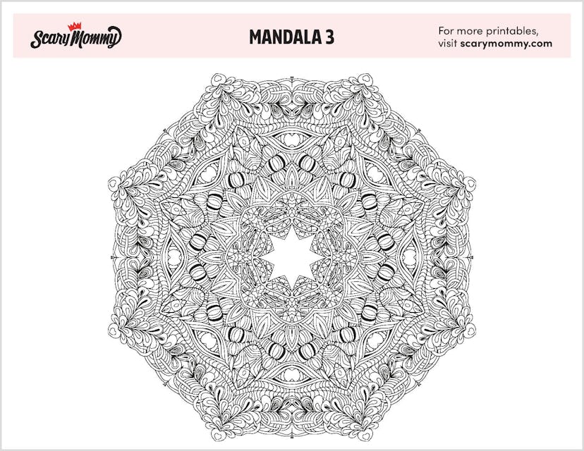 Mandala Coloring Page 3
