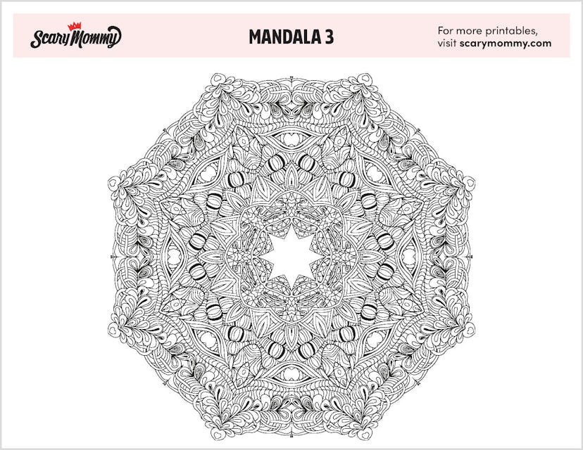 Mandala Coloring Page 3
