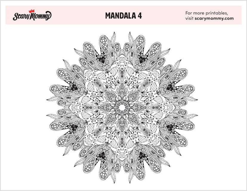 Mandala Coloring Page 4