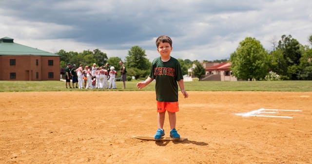 Raising Children, Not Lawns: boy on baseball field