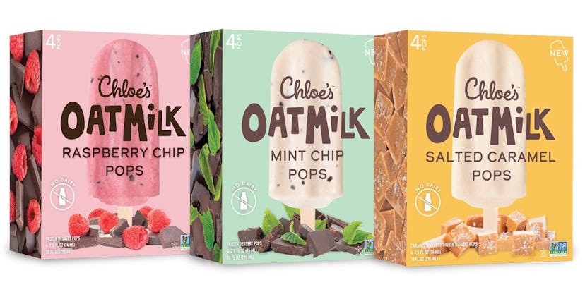 Chloe's Oatmilk Mint Chip Non Dairy Pops