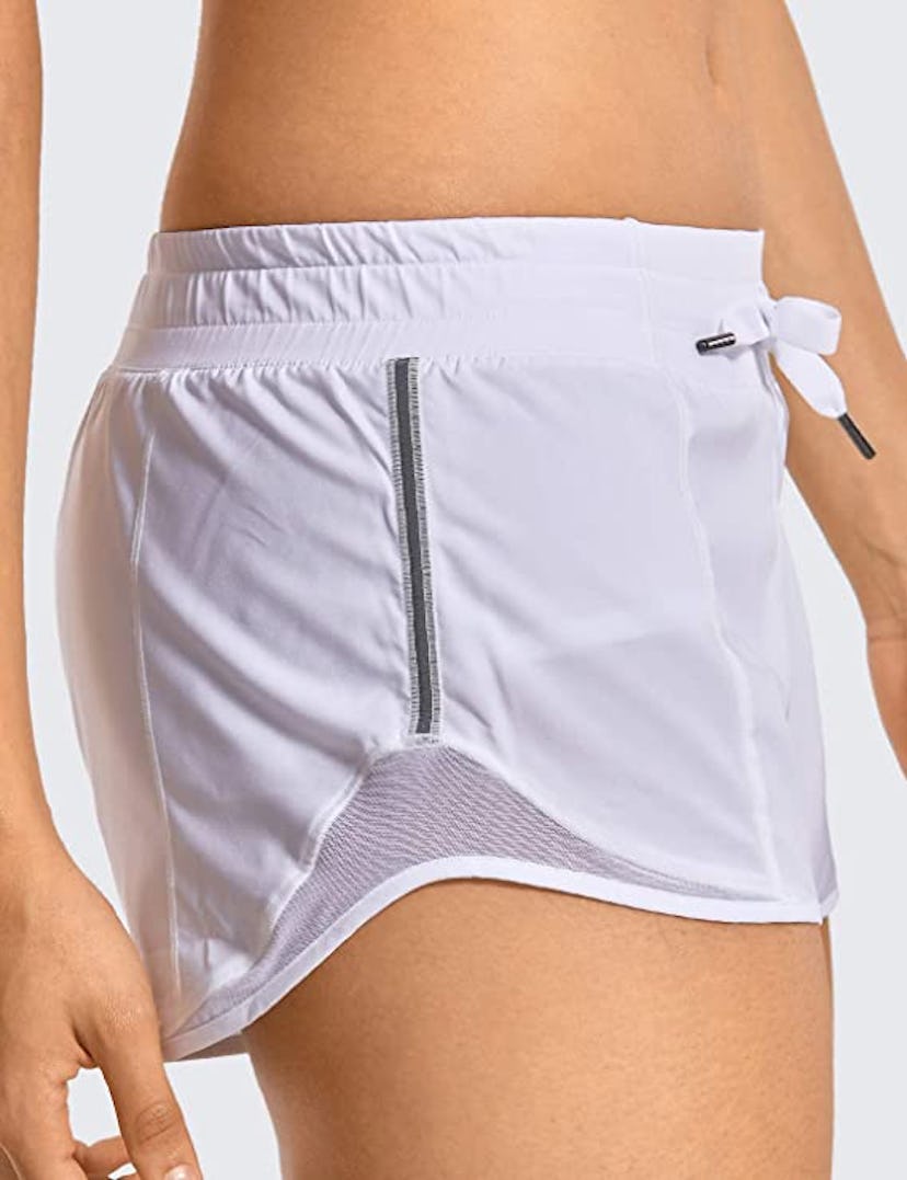 CRZ YOGA Quick-Dry Loose Running Shorts for Women