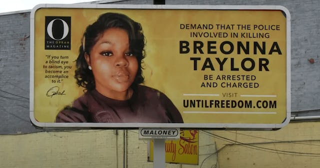 Breonna Taylor billboard Oprah