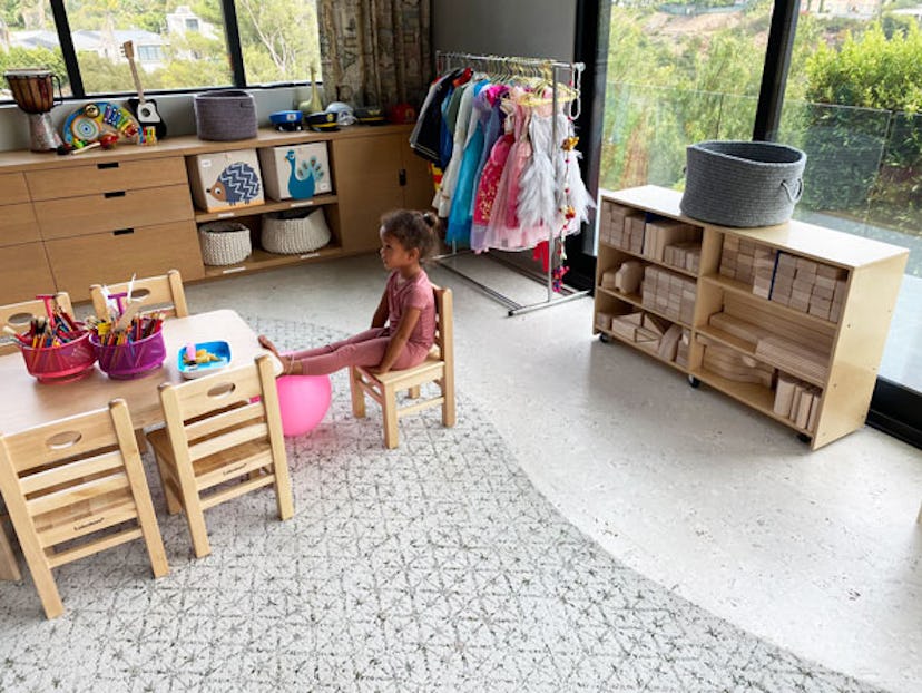 Chrissy Teigen Shows Off Luna & Miles' Adorable Homeschool Set-Up