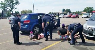 Viral Video Shows Cops Handcuffing Black Girls In Mistaken Traffic Stop