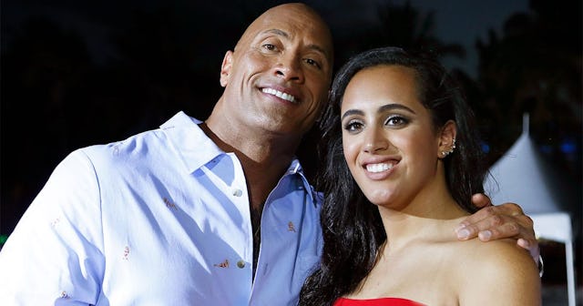 Dwayne The Rock Johnson and daughter Simone