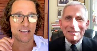 Matthew McConaughey Grills Dr. Fauci On COVID-19 In Instagram Vid